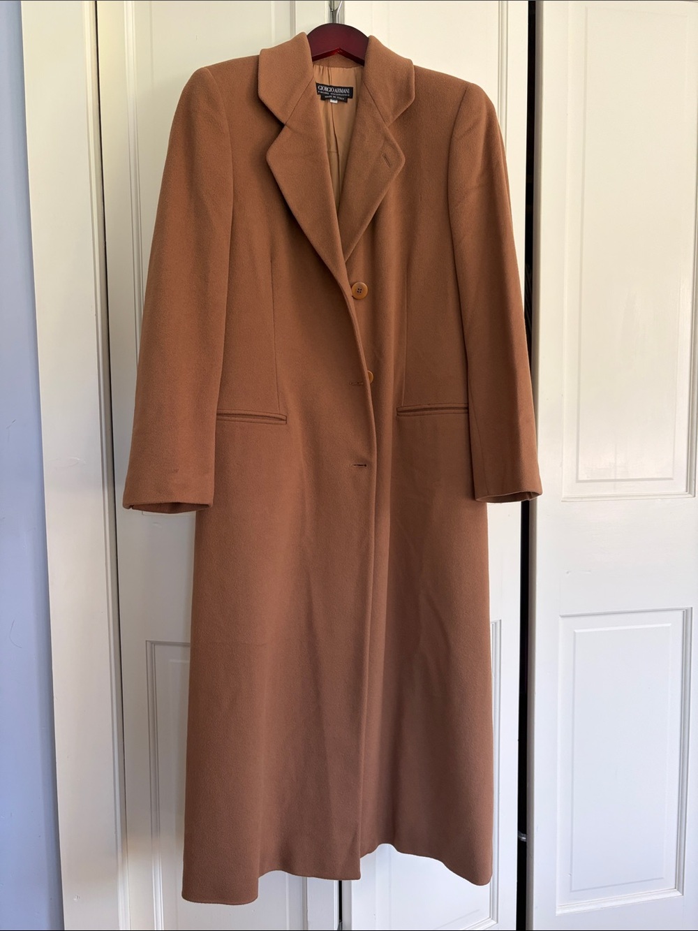 Giorgio Armani 100% Cashmere Long Coat